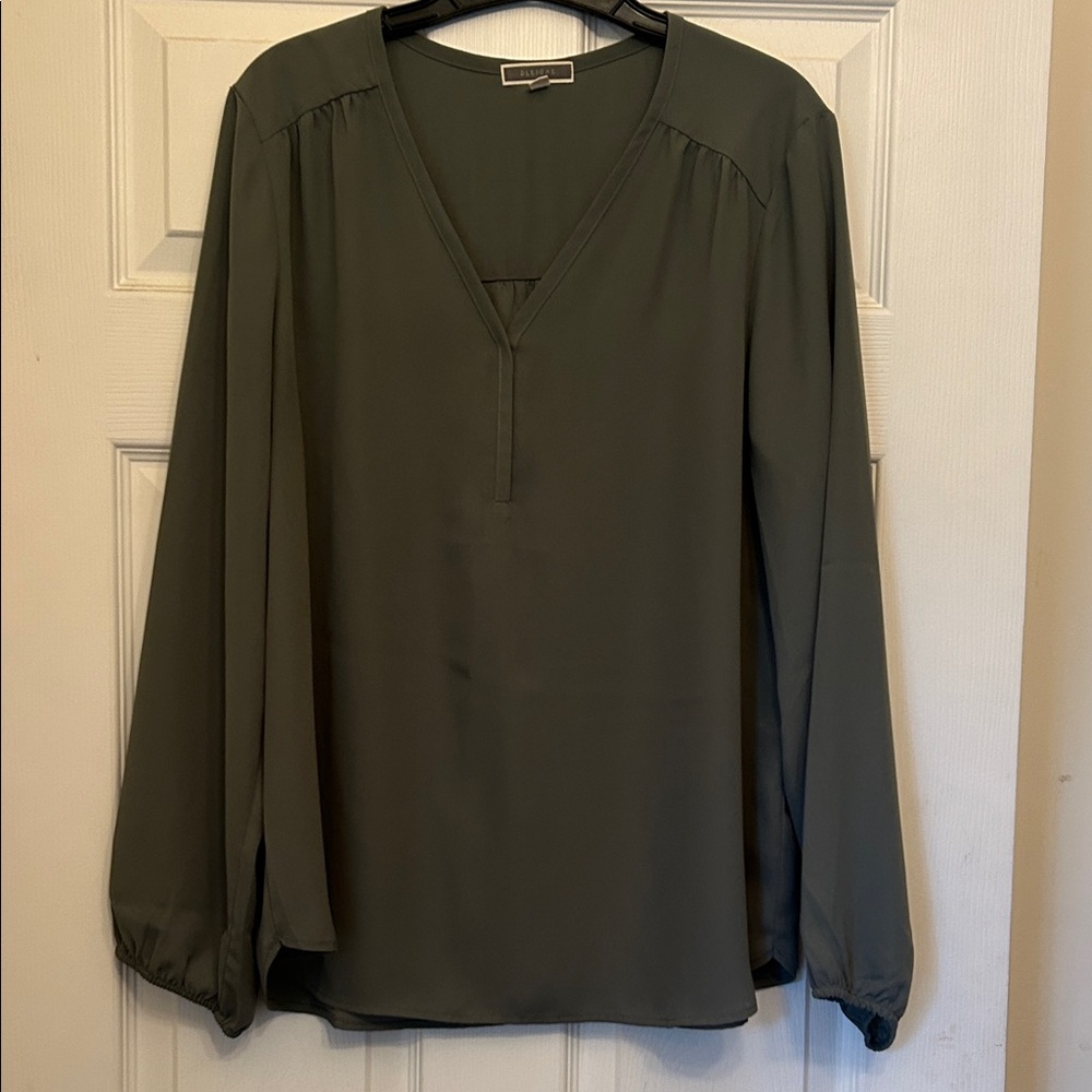 Pleione Olive Blouse for Women